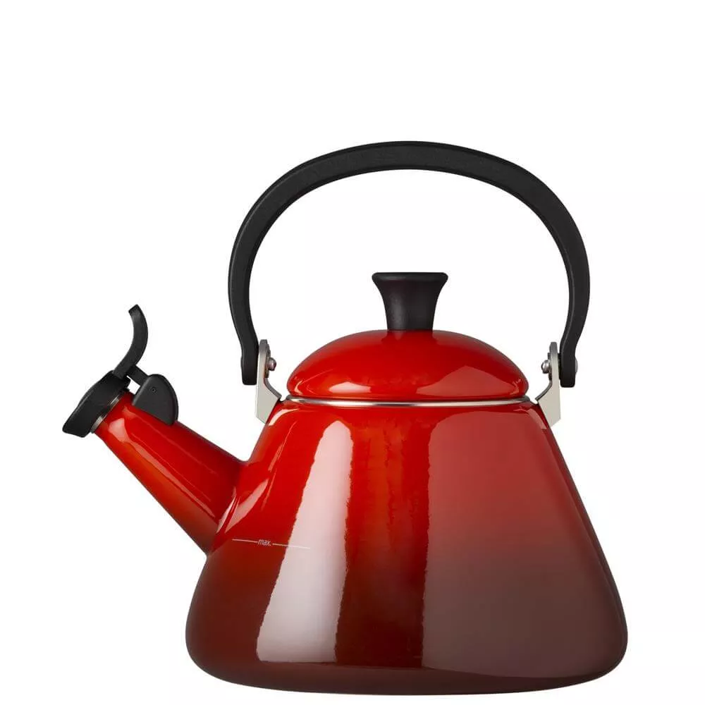 Le Creuset Cerise Kone Kettle with Fixed Whistle 1.6L